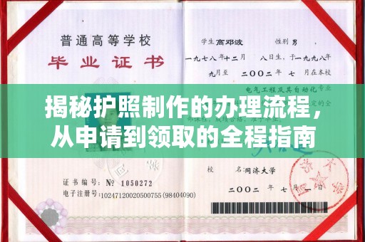 息烽揭秘护照制作的办理流程，从申请到领取的全程指南